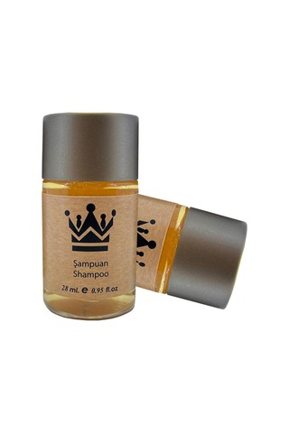 100 Adet Otel Şampuanı Geniş Kapak Kraft 30 Ml Saç Şampuanı