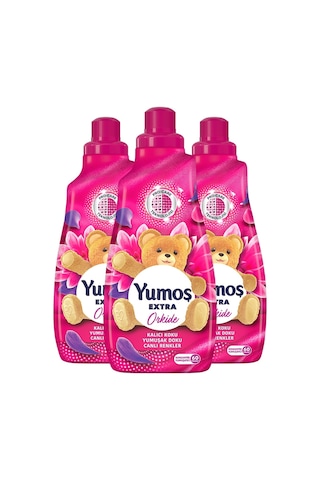 Yumoş Extra Konsantre Çamaşır Yumuşatıcısı Orkide 1440 Ml 60 Yıkama 3 Adet