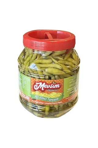 Mevsim Acı Biber Turşusu 1350 Gr X 2 Adet