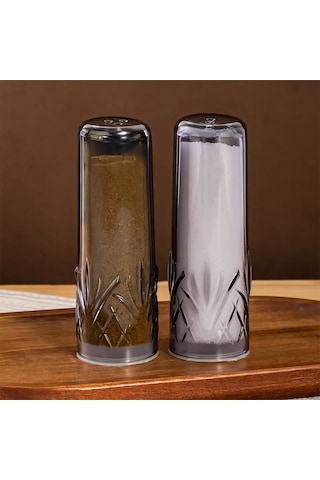 Perotti Melody 2 Li Akrilik Füme Tuzluk Biberlik Seti