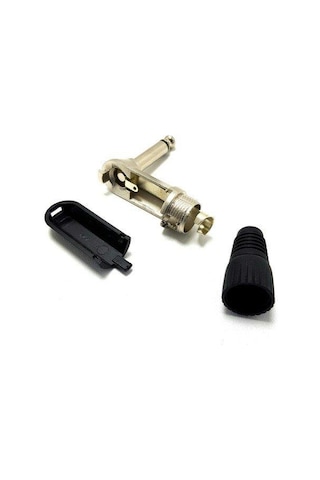 Roxtone 6.3Mm L Tipi Mono Metal Gitar Jak Erkek - 5Adet