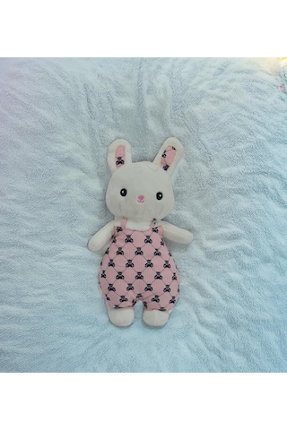 30 Cm Sevimli Peluş Tavşan Oyun Ve Uyku Arkadaşım Tavşancık - Pembe Çok Renkli