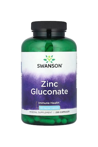 Zinc Glukonat, 50 Mg, 250 Kapsül. Usa Menşei.dmmedicine'den