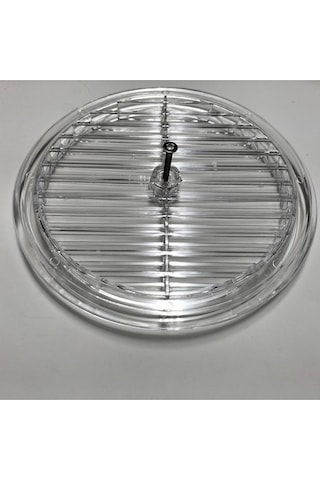 Cam Menfezi Şeffaf - Isı Cam / Cam Balkon / Sandvic Panel Için Oval Havalandırma Menfezi 15cm