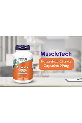 Now Potassium Potasyum Citrate Electrolyte Balance And Normal Ph
