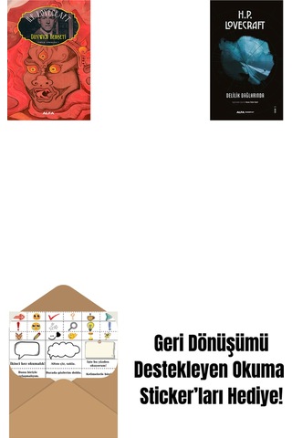 Dunwich Dehşeti + Delilik Dağlarında + Okuma Sticker'ları