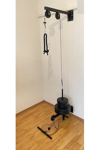 Duvar Tipi Cable Crossover Lat Puldown & Pushdown ,Row ,Biceps ,Triceps Omuz Çalışma Istasyonu