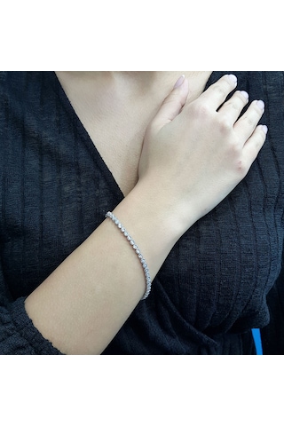 Lova 0,20 Karat Pırlanta Su Yolu Bileklik - 4070023