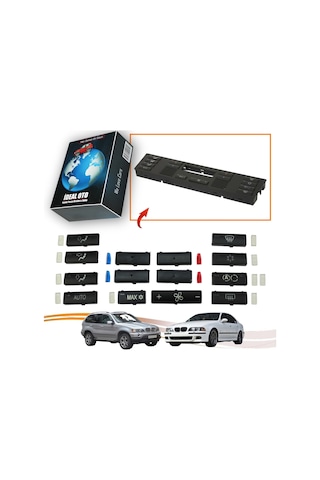 Bmw X5 E53 5 E39 Dijital Klima Tuşları