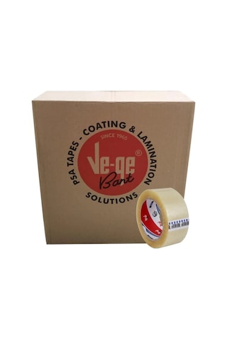 Ve-ge Fil Bant Koli Bandı 45X100 Şeffaf 1 Koli 48 Adet