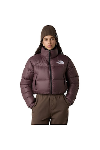 The North Face W Nuptse Short Jacket Kadın Outdoor Montu 700 Dolgu Kaz Tüyü Nf0a5ggebq71 Gri Gri