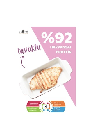 Petline Junior Kitten Tavuklu Yavru Kedi Maması 2 x 10 KG