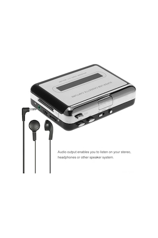 Samdoo Usb Kaset Çevirici - Kasetleri Mp3/wav Formatına Dönüştürücü, Taşınabilir Usb Kaset Oynatıcı