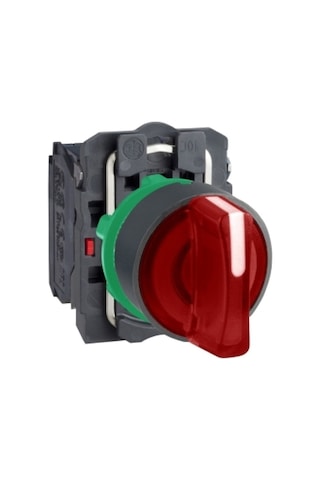 Schneider Xb5ak134m5 22 Mm Kırmızı 2-0-1 Metal Mandal Buton 230 V