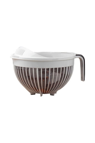 Qlüx İdeas Qmix Pirinç Süzgeci Fil Dişi 3000ml 22cm Çok Renkli