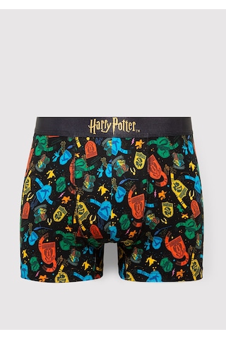 Mavi - Harry Potter Baskılı Siyah Boxer 0912218-900 Siyah