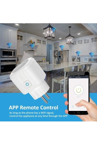 Yunboo Wi-fi İle Akıllı Prizi 16a - Avrupa Standartı, Akıllı Kontrol