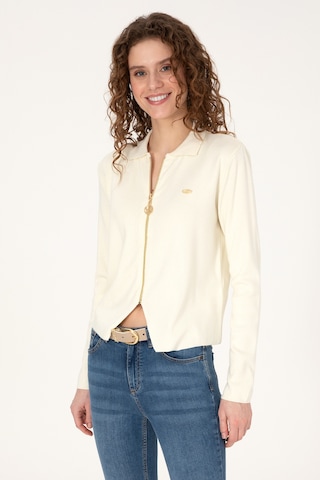U.S. Polo Assn. U.s. Polo Assn. Kadın Hırka Triko 50317375-vr256 İnci