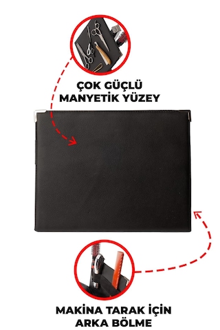 Kuaför Berber Manyetik Makas Tutucu