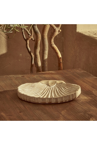 Bella Maison Oyster Dekoratif Tabak Naturel 30 x 2.5 x 20 CM