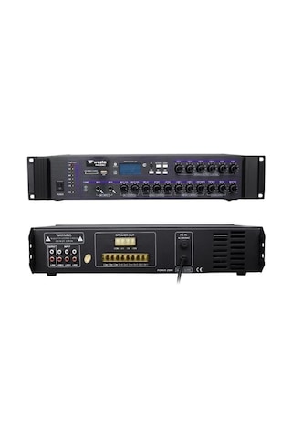 Westa Wm-2250u 250 Watt 100 Volt Usb-sd-bluetooth 6 Bölgeli Trafolu Mixer Anfi