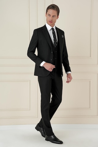 Efor Tk 910 Slim Fit Siyah Spor Takım Elbise Siyah