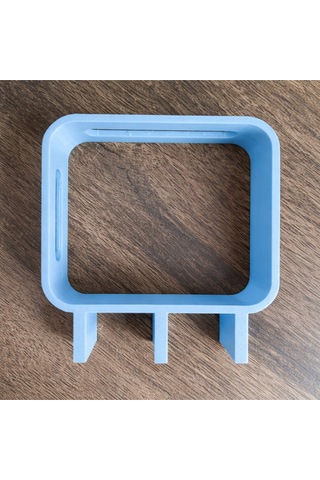 Go 3 Uyumlu Hoparlör Standı Masaüstü Yükseltici Mini Speaker Tutucu Mavi