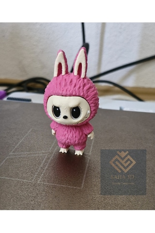 Labubu Figür Pembe Renk 11 Cm