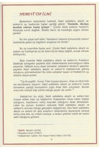 Tıbbu'n-nebi Tercümesi Nebevi Tıp İlmi / Ebu Muaz Seyfullah ...
