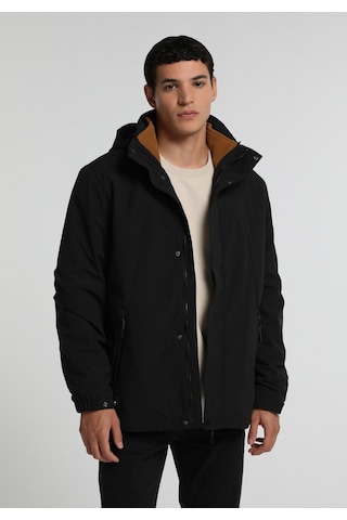Colin's Colins 3 Farklı Kullanım Regular Fit Kapüşonlu Fermuarlı Astarlı Erkek Siyah Mont Cl1082080 Q1.v1 Blk
