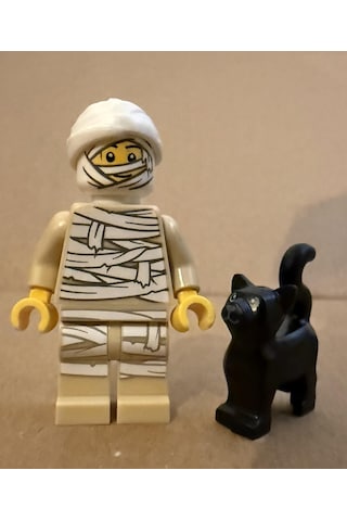 Orjinal Lego Minifigür Mummy With Cat Orjinal Lego Minifigür Mummy With Cat