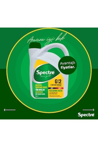 Spectre G12 Yeşil -40 Derece Antifriz 3 Litre N11.375