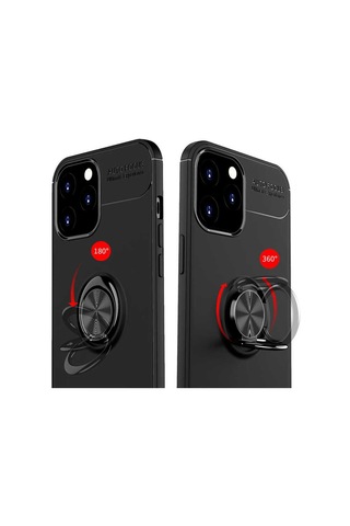 Apple Uyumlu iPhone 12 Pro Kılıf Zore Ravel Silikon Kapak Siyah