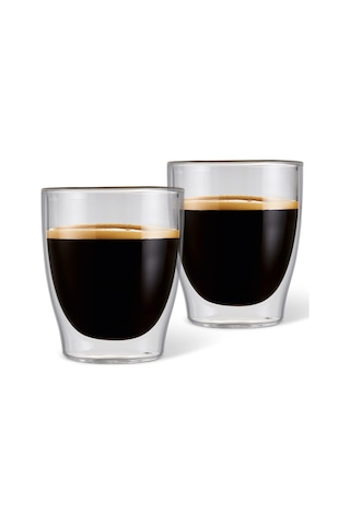Tchibo Çift Cidarlı Espresso Bardağı, 2'li Saydam