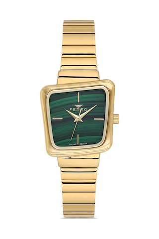 Ferro Fl40157a-b6 Quartz Çelik Sarı 23 Mm Kadın Kol Saati