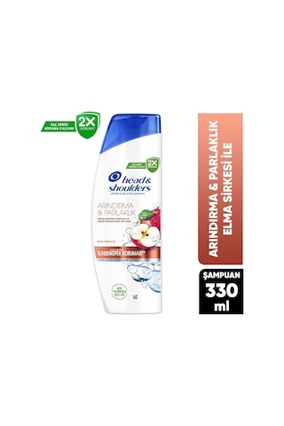 Head & Shoulders Arındırma Ve Parlaklık Kepeğe Karşı Etkili Şampuan 330ml