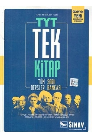 TYT Tek Kitap Tüm Dersler Soru Bankası / Kolektif TYT Tek Kitap Tüm Dersler Soru Bankası / Kolektif