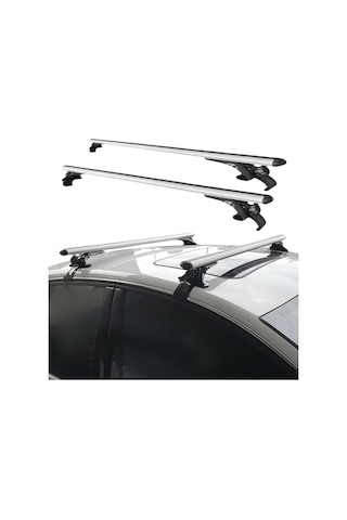 Renault Laguna 2 2004-2008 Oluksuz Tip Ara Atkı Tavan Barı Portbagaj Bağlantı Ayakları - Gri Set