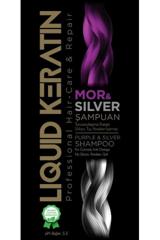 Liquid Keratin Keratinli Mor & Silver Saç Bakım Şampuanı 350 ML