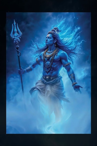Lord Shiva Kanvas Tablo