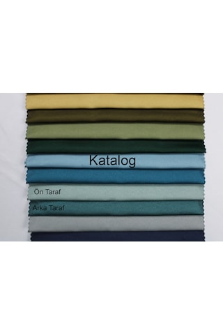 Dauble Blackut Karartma Perde Tek Kanat 1x2 Amerikan Pileli Fon Perde Mint