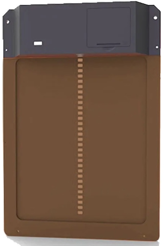 Otomatik Tavuk Kümesi Kapı Açacağı Akülü Işık Algılama Kontrolü Su Geçirmez Pet Brown Unmarked