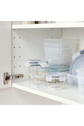 Ikea 3 Adet Cam Saklama Kabı Seti 180 Ml, Kare-vakumlu Mini Kaplar Sku: Smg8690010221711
