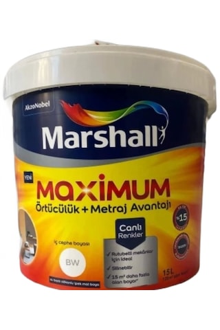 Marshall Maximum Mat İç Cephe Boyası 15 L