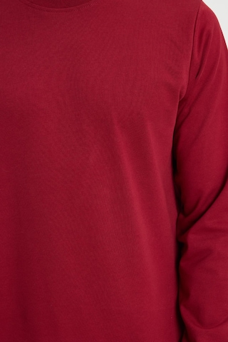 Tudors Erkek Relax Fit Rahat Kesim %100 Pamuk 2 İplik Bisiklet Yaka Bordo Sweatshirt -41523 Bordo