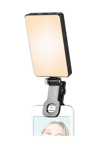 Andoer Ekran Klipsi İle Bilgisayar Cep Led Video Işığı Siyah Siyah