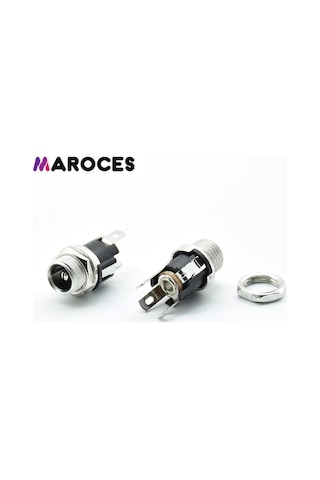 Ic-258A Dc Şase 2,1Mm Metal Üstten Somunlu 1 Adet