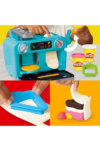 Nessiworld G0497 Play-doh Süper Dilimli Kek Oyun Seti +3 Yaş Çok Renkli
