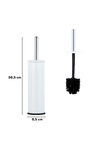 Porsima 831b Paslanmaz Metal Tuvalet Wc Fırçası Beyaz