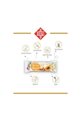 Kayısılı Bademli Bar 30 G X 12 Adet